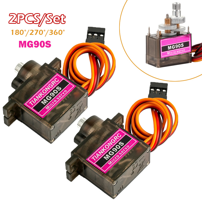 2PCS MG90S Full Metal Gear Mic - Drone Gimbal Controller 评论和价格