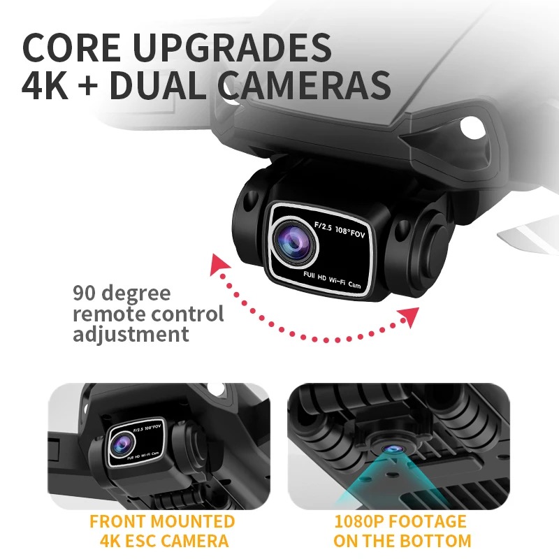 L900 PRO SE GPS Drone 4K Profe - Drone Gimbal Mount 评论和价格