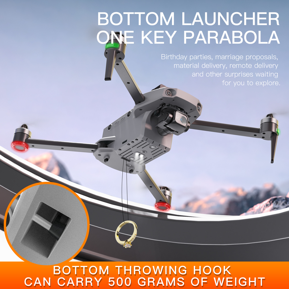 K11 Tubro Dual Camera GPS Dron - Drone Gimbal Mount 评论和价格