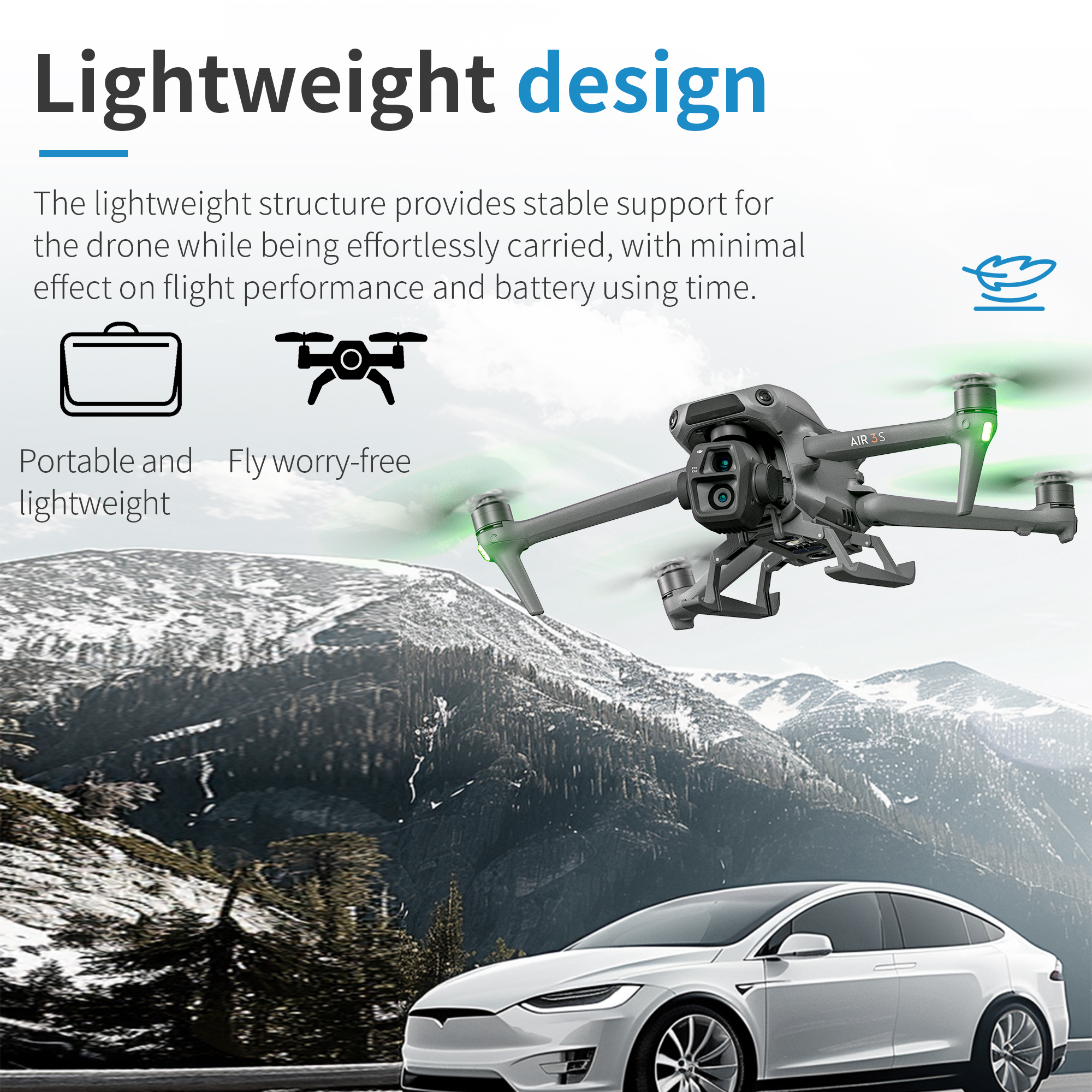 STARTRC for DJI AIR 3S drone l - Drone Gimbal Mount 评论和价格